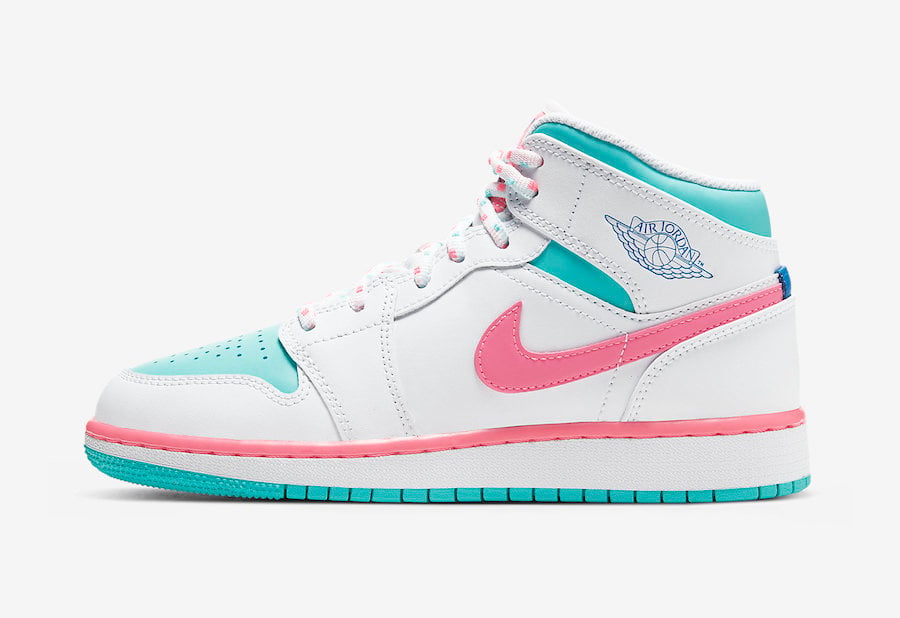 air jordan mid 1 digital pink