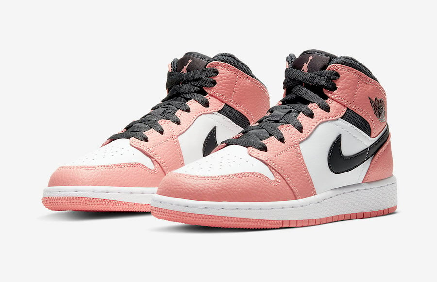 jordan 1 low gs pink quartz black