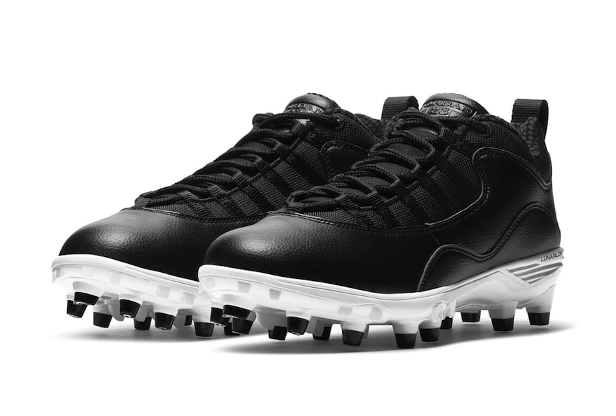 Air Jordan 10 Black White Baseball Cleats Release Date Info