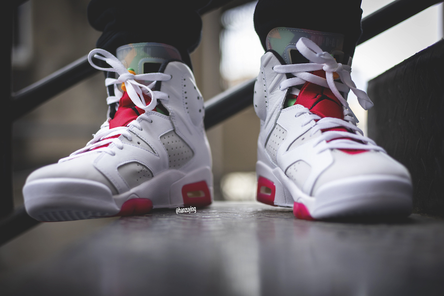 Air Jordan 6 Hare CT8529-062 On Feet