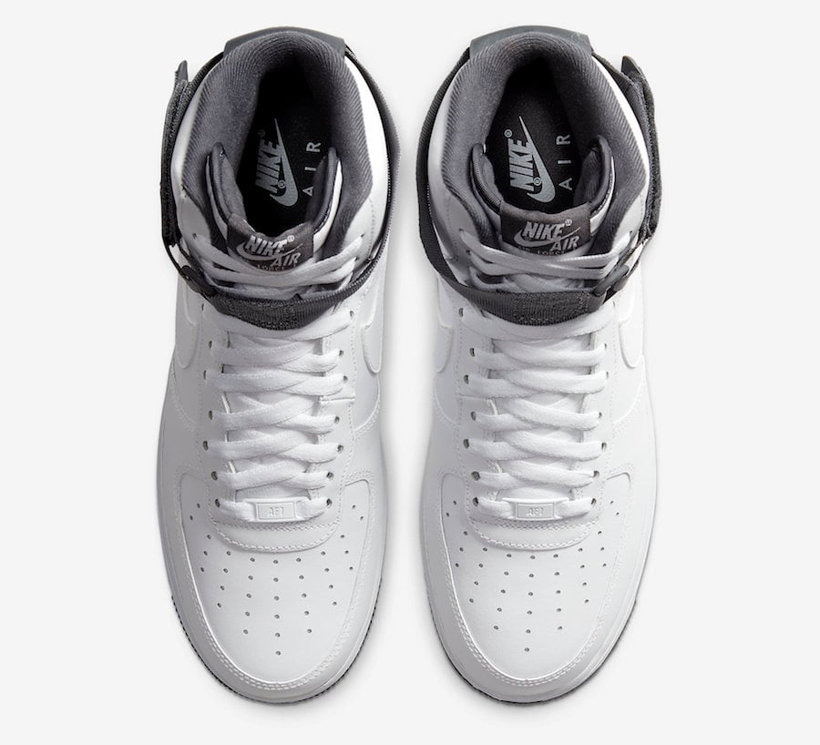 Nike Air Force 1 High White Charcoal CD0910-100 Release Date Info ...