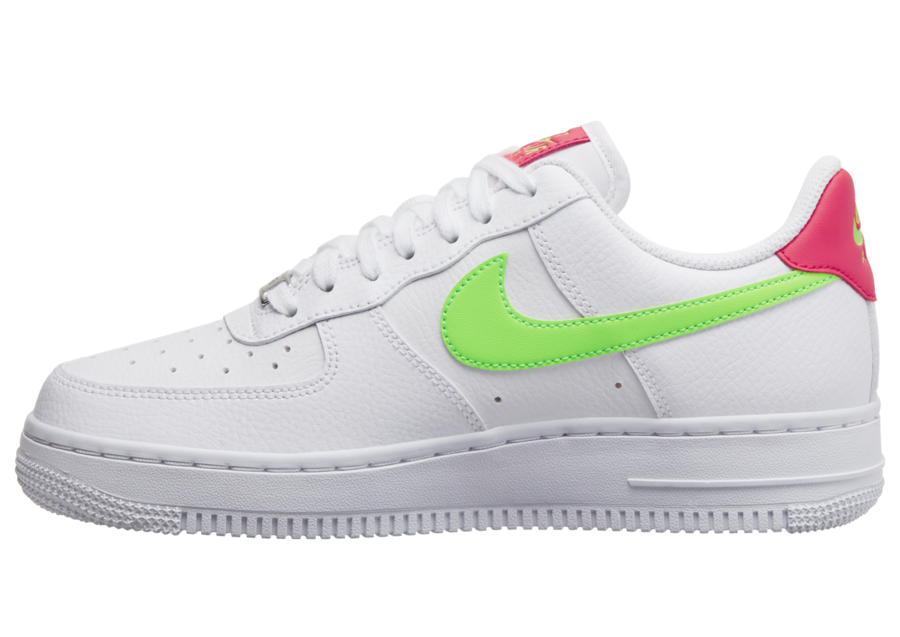 Nike Air Force 1 Low White Laser Crimson Green Strike CT4328-100 Release Date Info