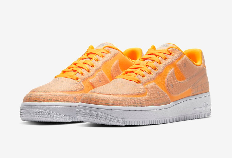 laser orange air force 1