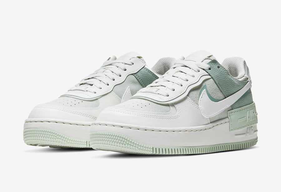 nike air force 1 shadow trainers spruce aura white pistachio frost