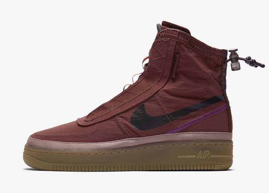 Nike Air Force 1 Shell Brown Gum BQ6096-200 Release Date Info