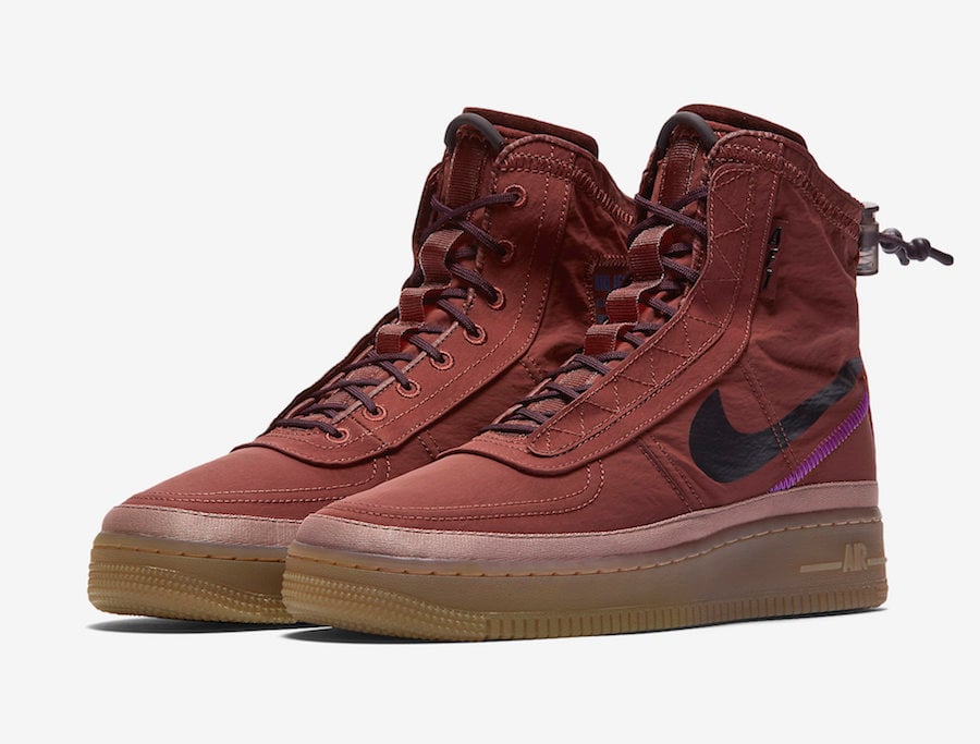 The Nike Air Force 1 Shell Releasing in Brown and Gum