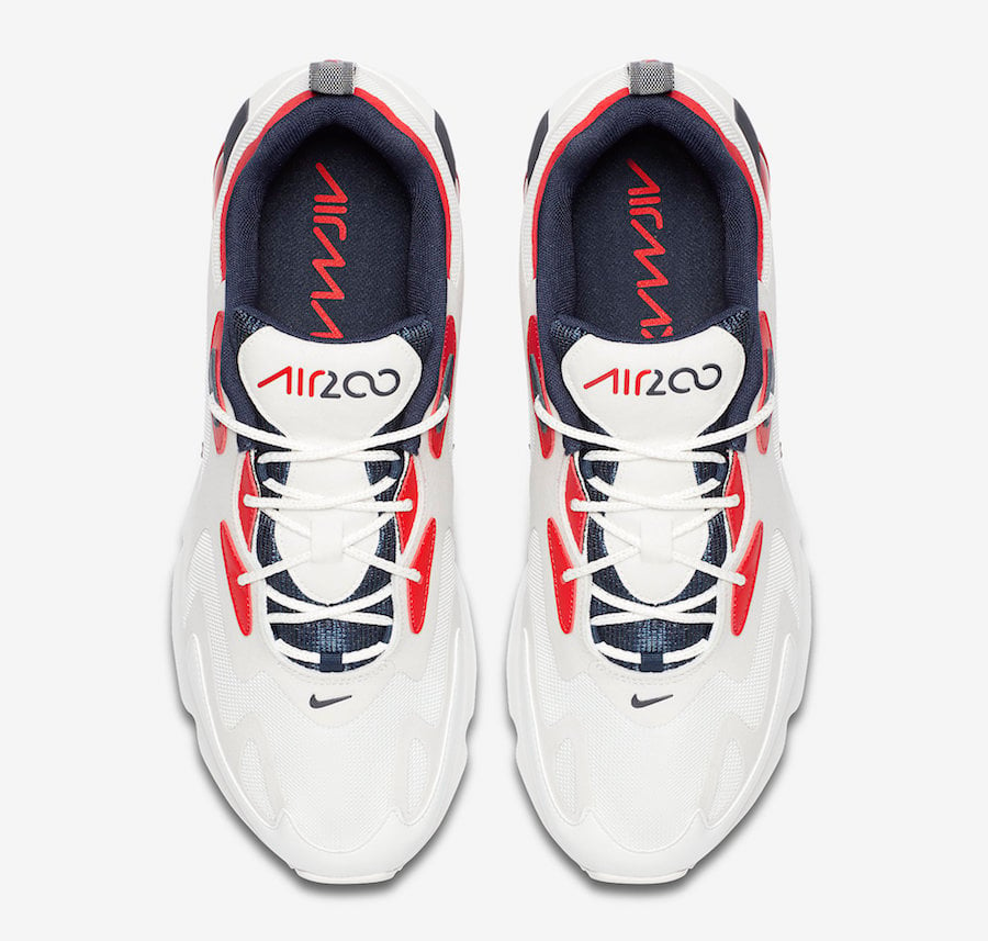 Nike Air Max 200 USA White Navy Red CT1262-101 Release Date Info