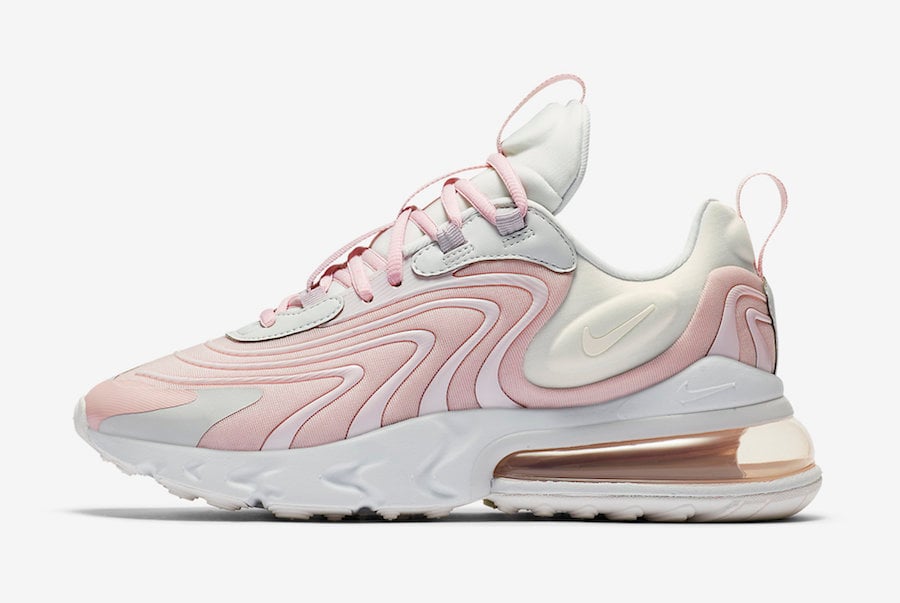 Nike Air Max 270 React ENG Barely Rose CK2595-001 Release Date Info