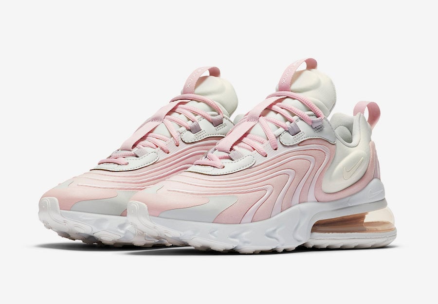 Nike Air Max 270 React ENG Barely Rose CK2595-001 Release Date Info