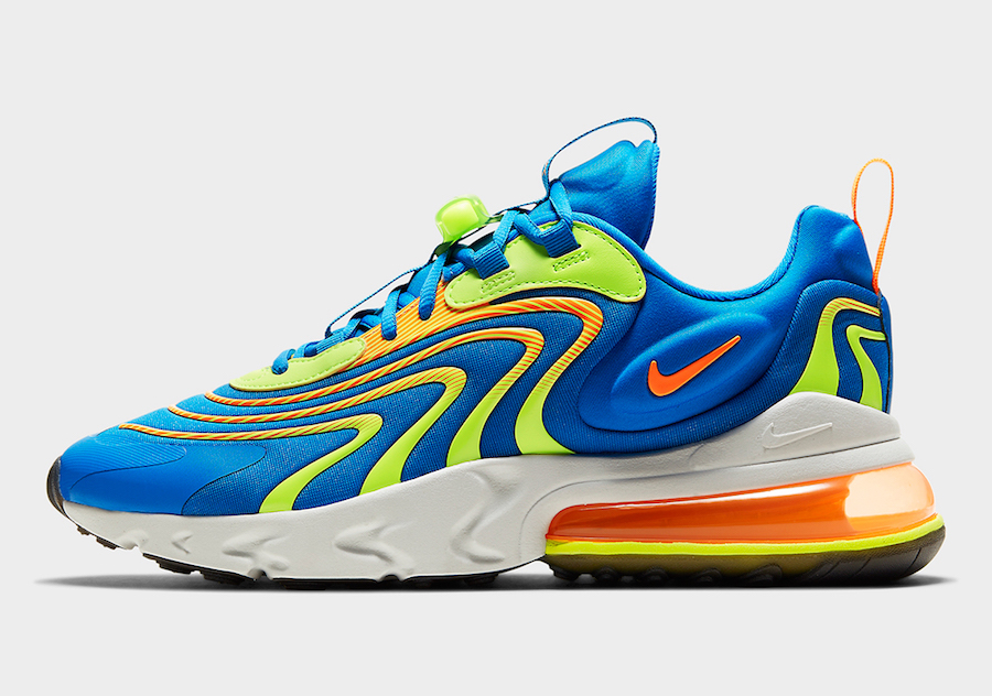 Nike Air Max 270 React ENG Blue Volt CD0113-401 Release Date Info