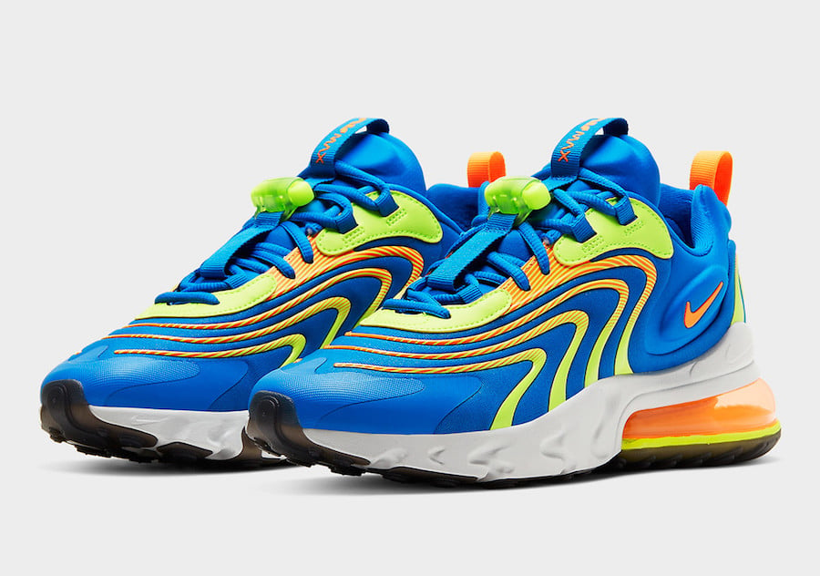 Nike Air Max 270 React ENG Blue Volt CD0113-401 Release Date Info