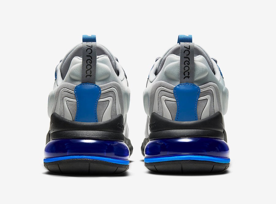 Nike Air Max 270 React ENG Silver Blue CJ0579-001 Release Date Info