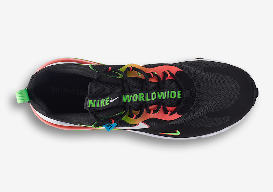 Nike Air Max 270 React Worldwide Black CK6457-001 Release Date Info