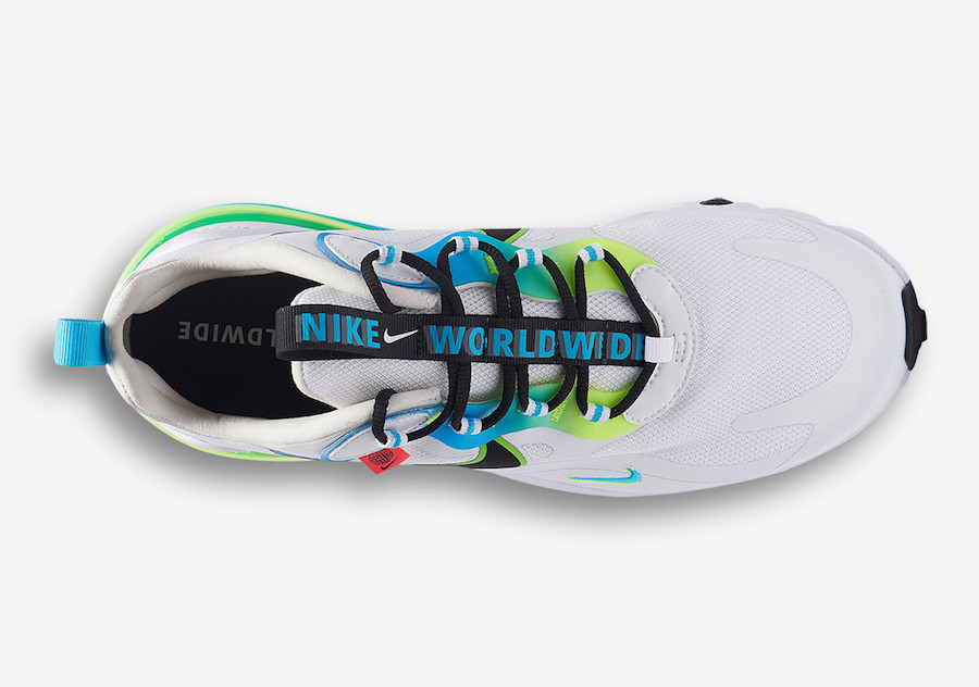 Nike Air Max 270 React Worldwide White CK6457-100 Release Date Info