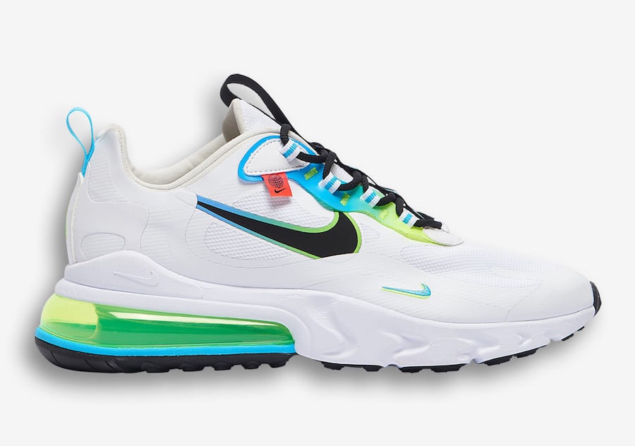 Nike Air Max 270 React Worldwide White CK6457-100 Release Date Info