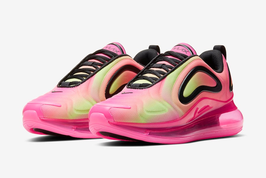 Nike Air Max 720 Highlighted in Pink and Volt