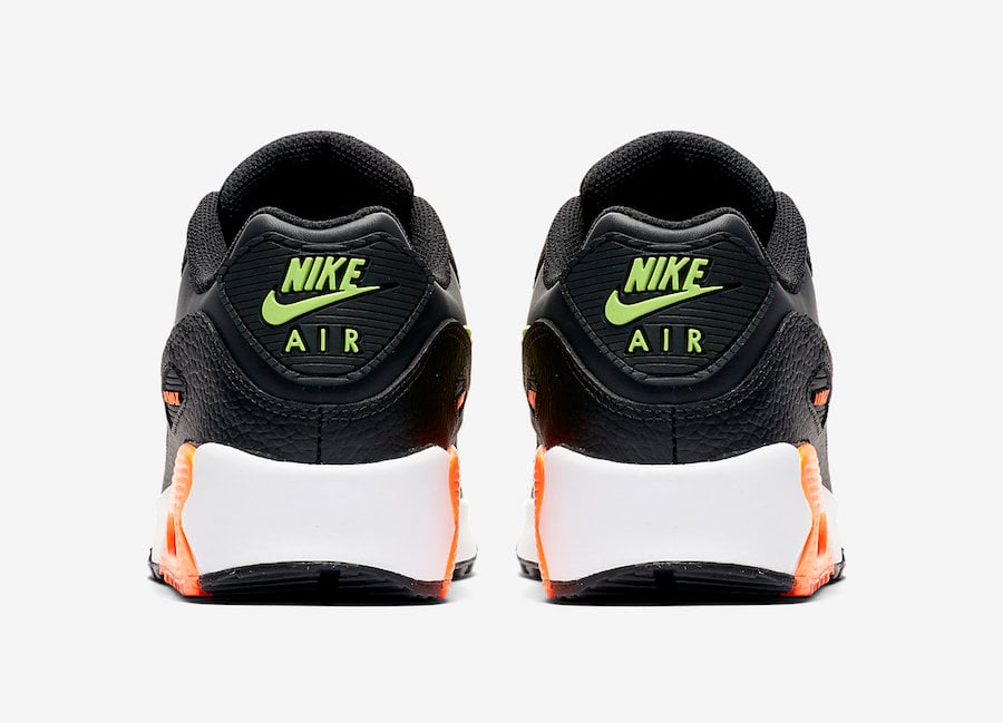 Nike Air Max 90 Black Orange Volt CV9643-001 Release Date Info