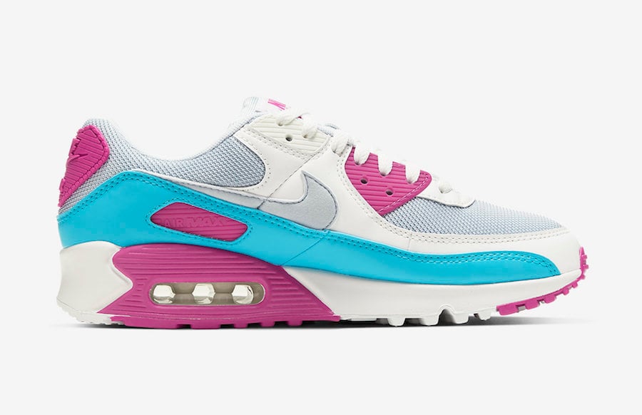 Nike Air Max 90 Magenta Aqua CT1030-001 Release Date Info