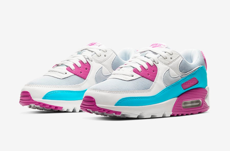 Nike Air Max 90 Releasing with Magenta and Aqua Accents