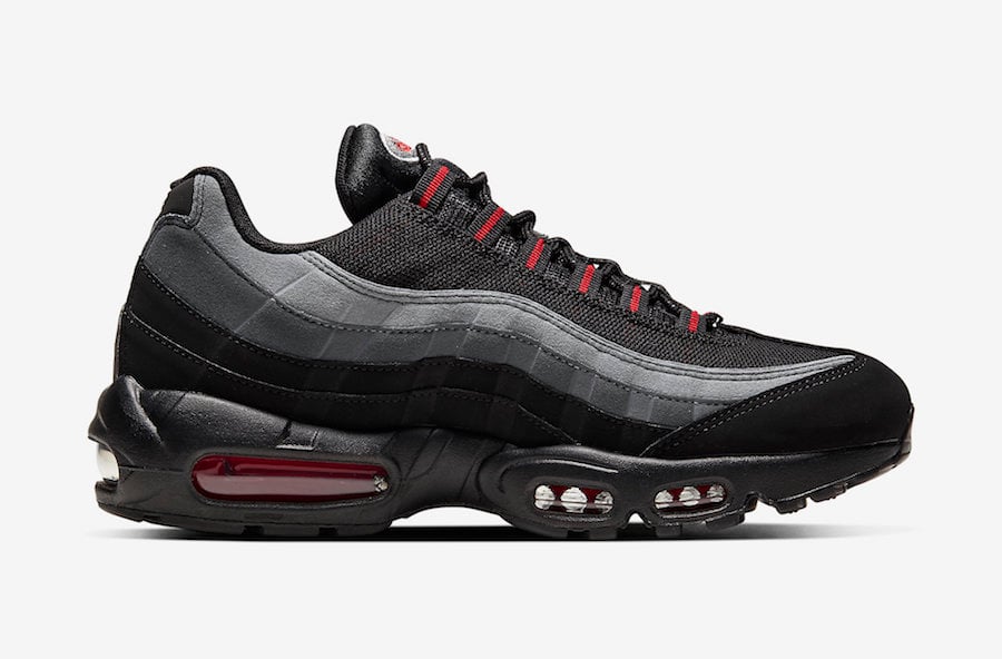 nike air max 95 black and red