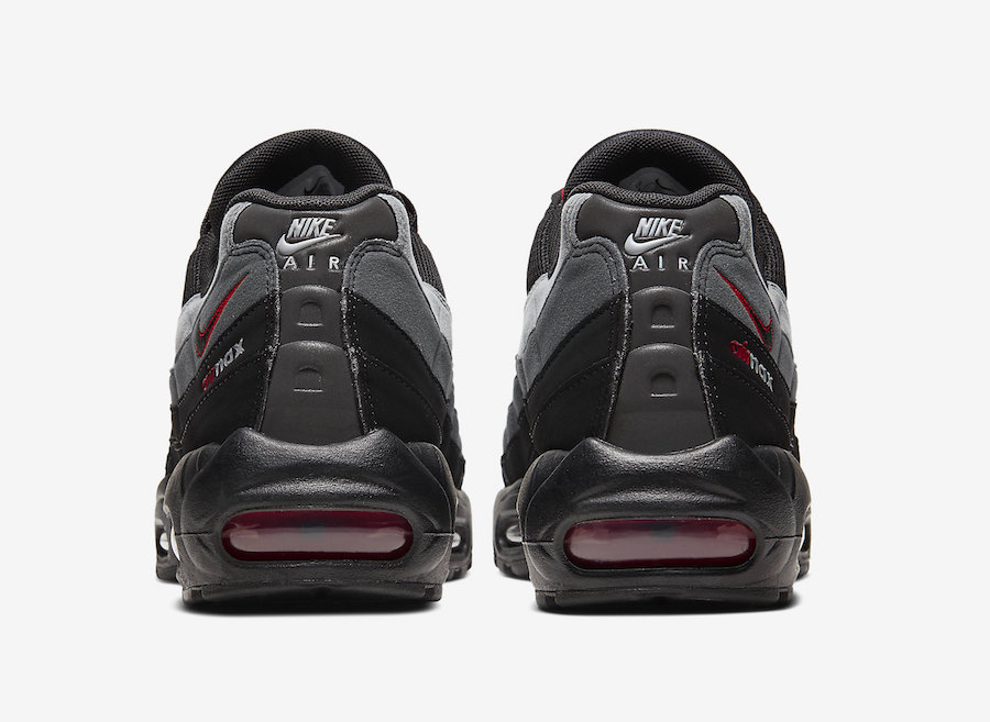 nike air max 95 black and red