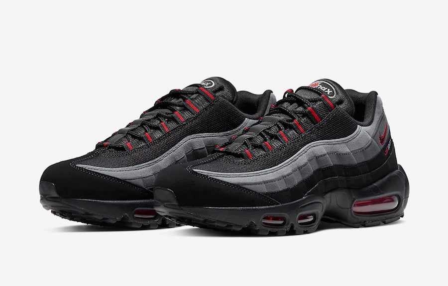 Nike Air Max 95 Black Red Grey CW7477-001 Release Date Info Nike Air Max 95 Black Red Grey CW7477-001 Release Date Info