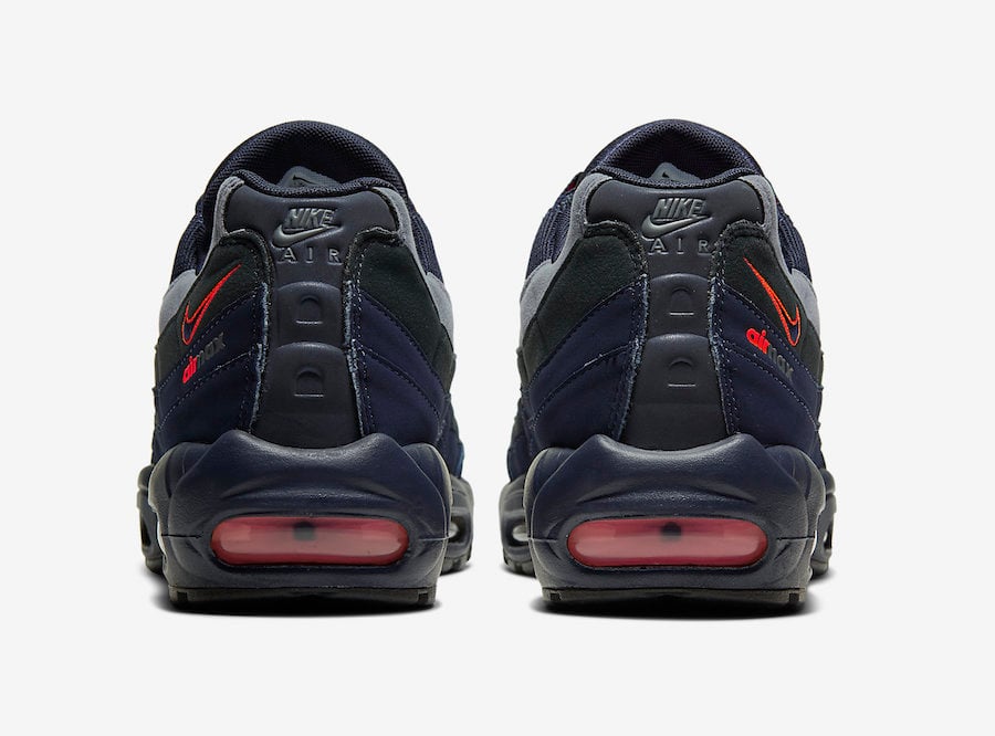 Nike Air Max 95 Navy Anthracite Grey Orange CW7477-400 Release Date Info