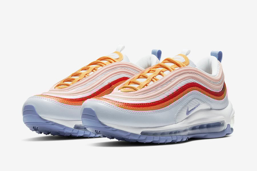 Nike Air Max 97 Red Orange Yellow Lavender CW5588-001 Release Date Info Nike Air Max 97 Red Orange Yellow Lavender CW5588-001 Release Date Info