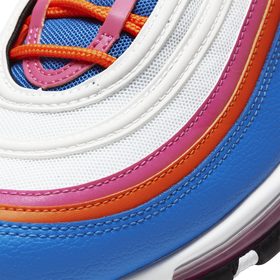 Nike Air Max 97 White Red Pink Blue CW6992-100 Release Date Info