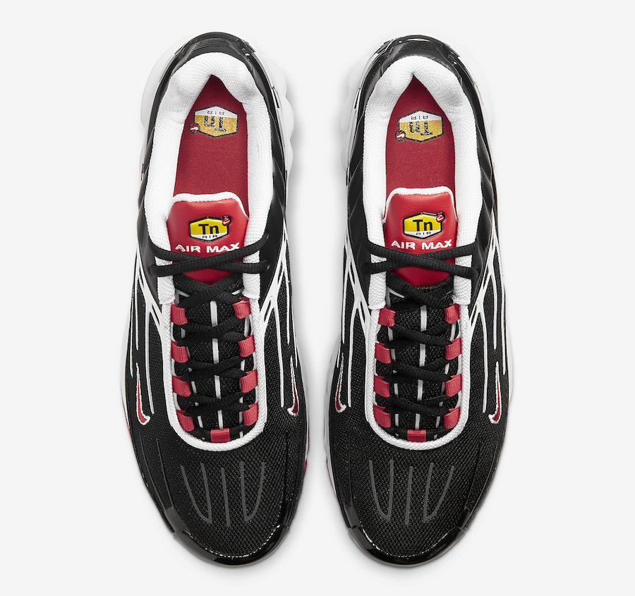 Nike Air Max Plus 3 Black White Red CJ0601-001 Release Date Info