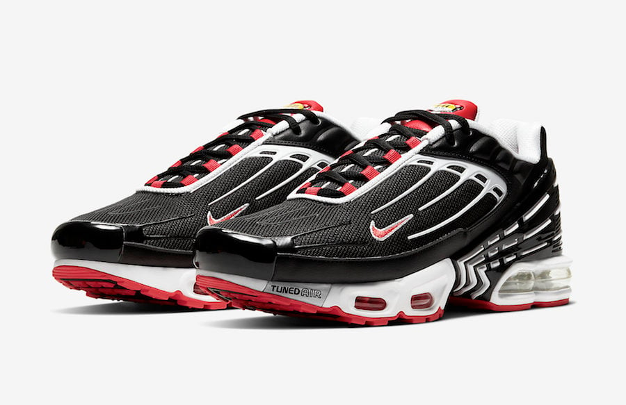 The Nike Air Max Plus 3 is Releasing in Black, White and Red