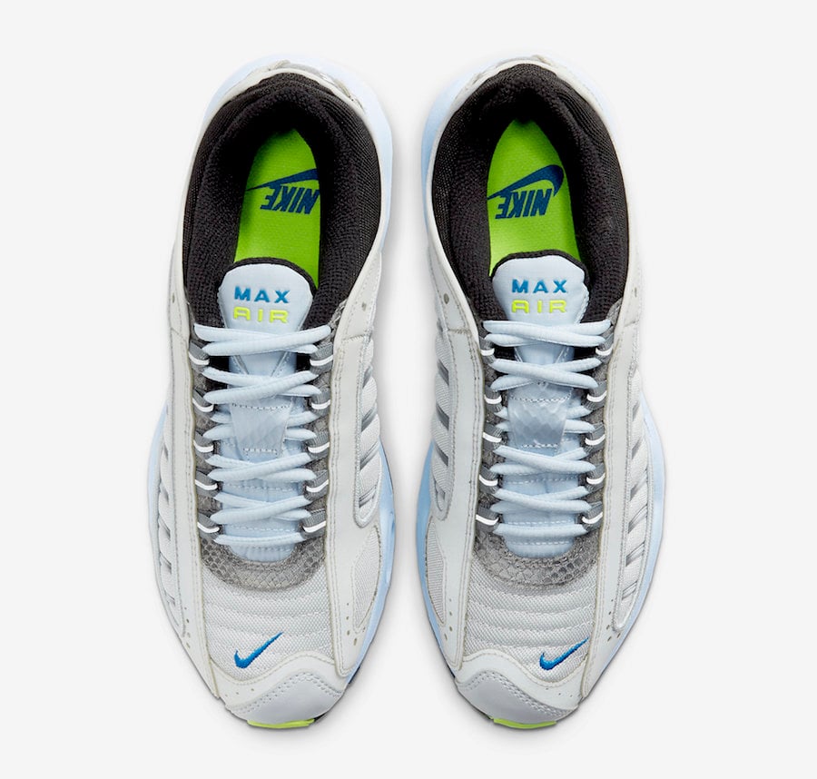 Nike Air Max Tailwind 4 IV Pure Platinum Hydrogen Blue CV3028-001 Release Date Info