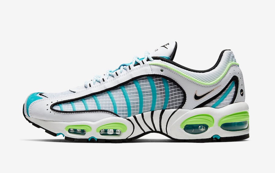 Nike Air Max Tailwind 4 IV White Teal Neon Volt CJ0641-100 Release Date Info