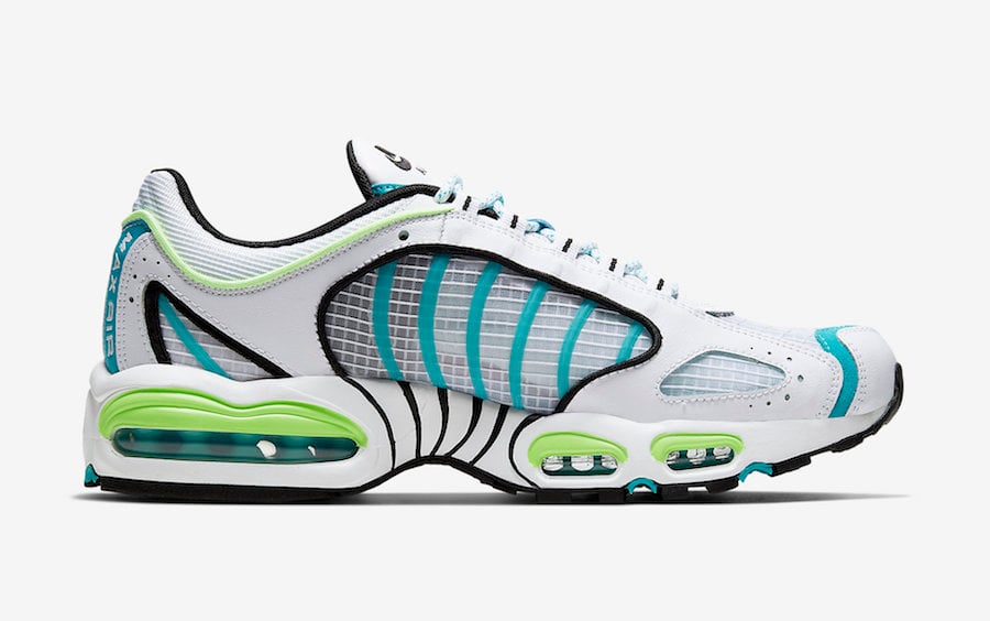 Nike Air Max Tailwind 4 IV White Teal Neon Volt CJ0641-100 Release Date Info