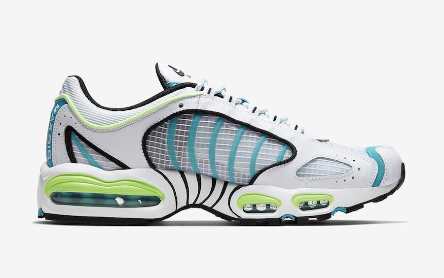 Nike Air Max Tailwind 4 IV White Teal Neon Volt CJ0641-100 Release Date Info