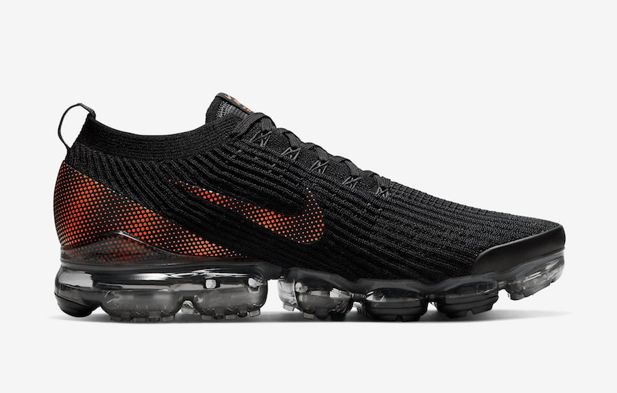 Nike Air VaporMax 3.0 Black Total Orange CU1926-001 Release Date Info