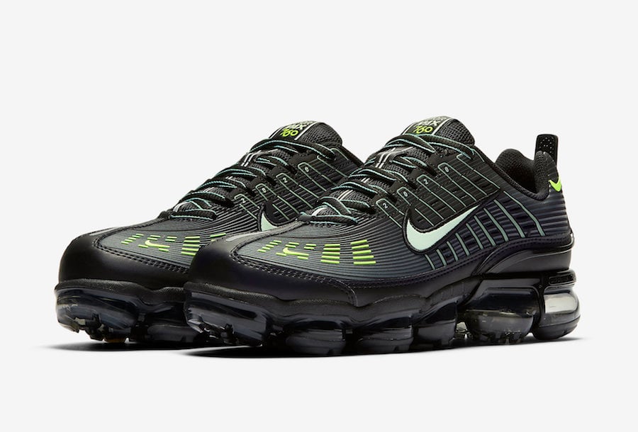 Nike Air VaporMax 360 in Black and Volt