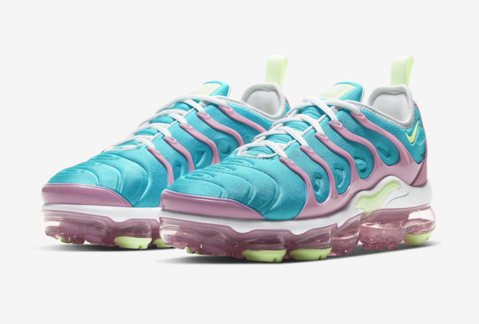 Nike Air VaporMax Plus Blue Pink Lime Green CW5593-700 Release Date Info | SneakerFiles