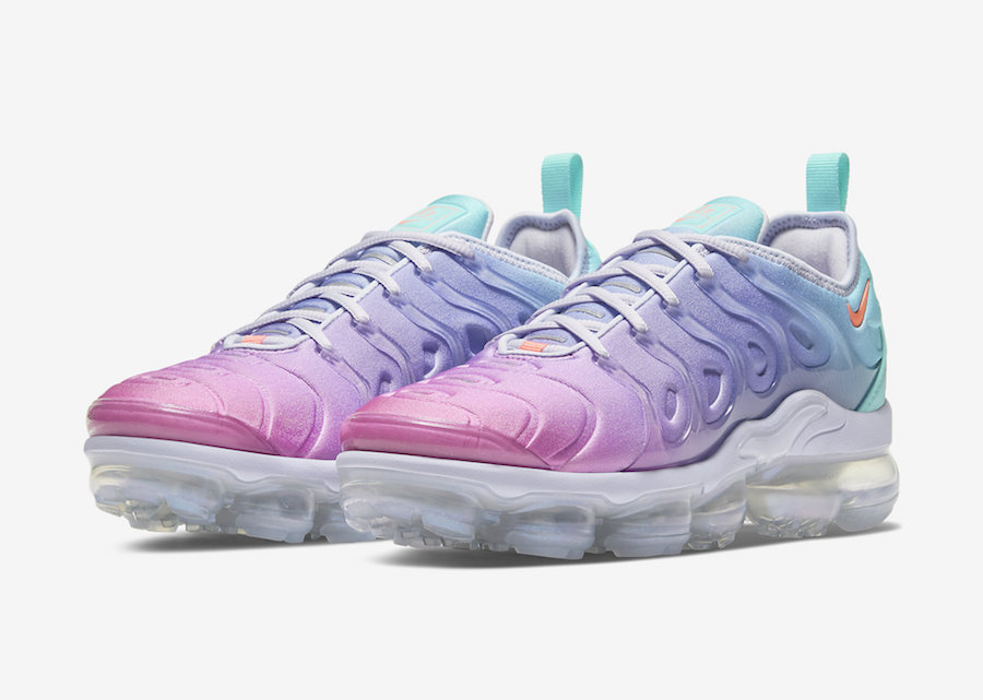 pink blue and purple vapormax