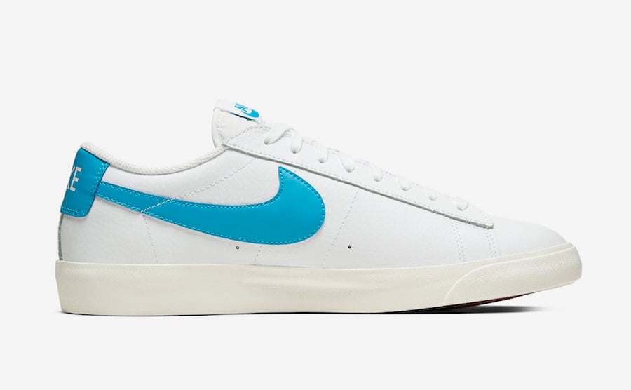 Nike Blazer Low Leather Laser Blue CI6377-104 Release Date Info