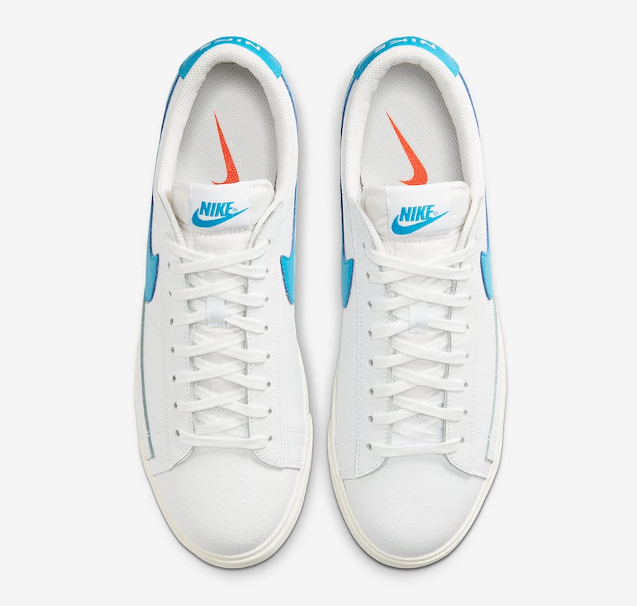 Nike Blazer Low Leather Laser Blue CI6377-104 Release Date Info