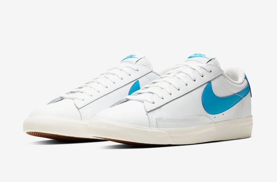 nike blazer low laser blue