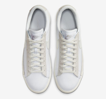 Nike Blazer Low Leather Platinum Tint - Grailify