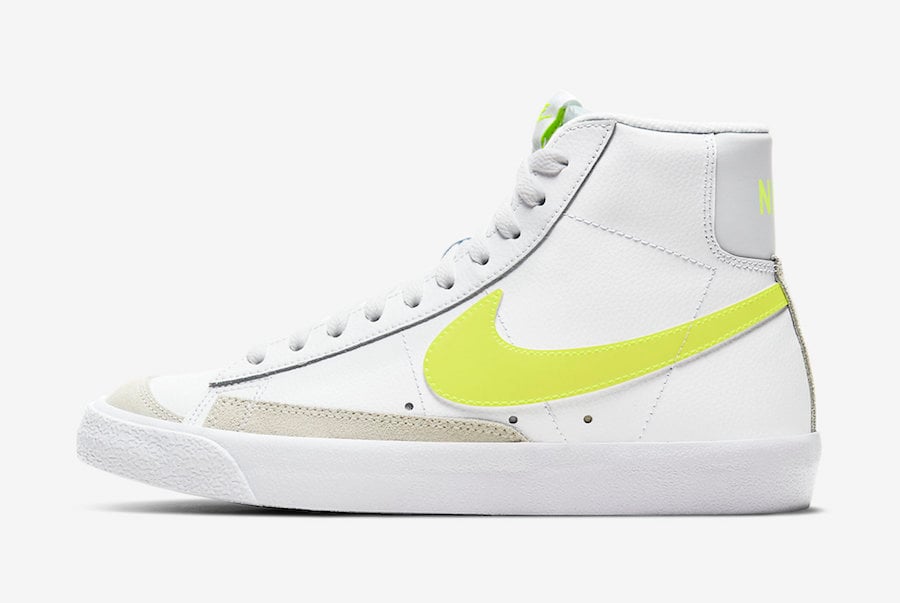 nike blazer lime green