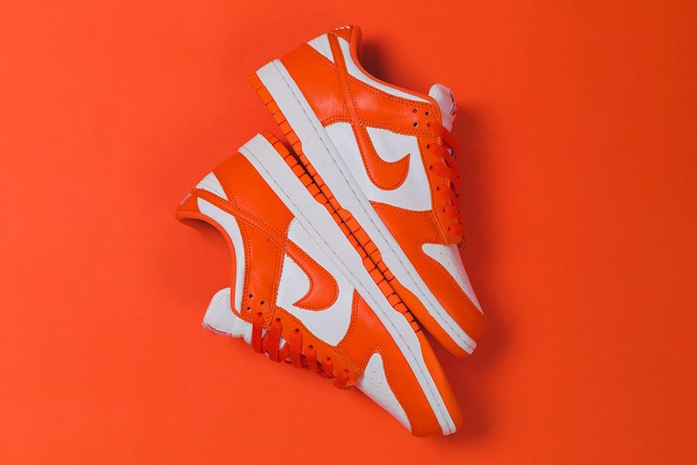 Nike Dunk Low Syracuse Orange White CU1726-101 Release Date