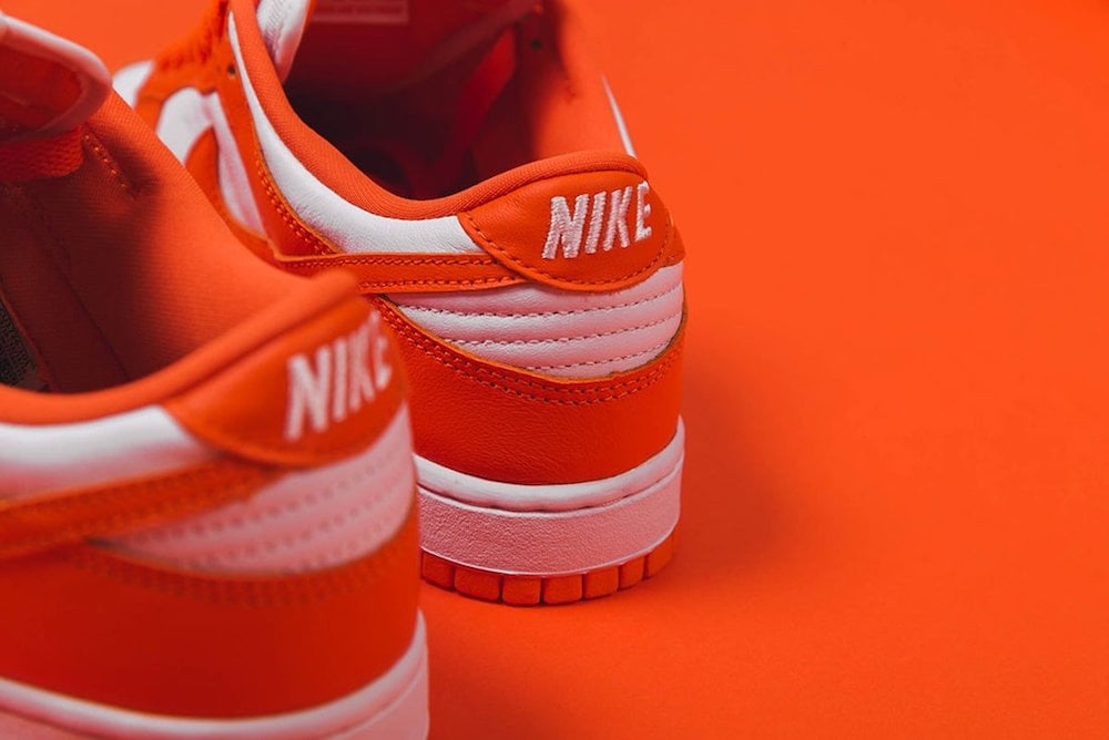 Nike Dunk Low Syracuse Orange White CU1726-101 Release Date