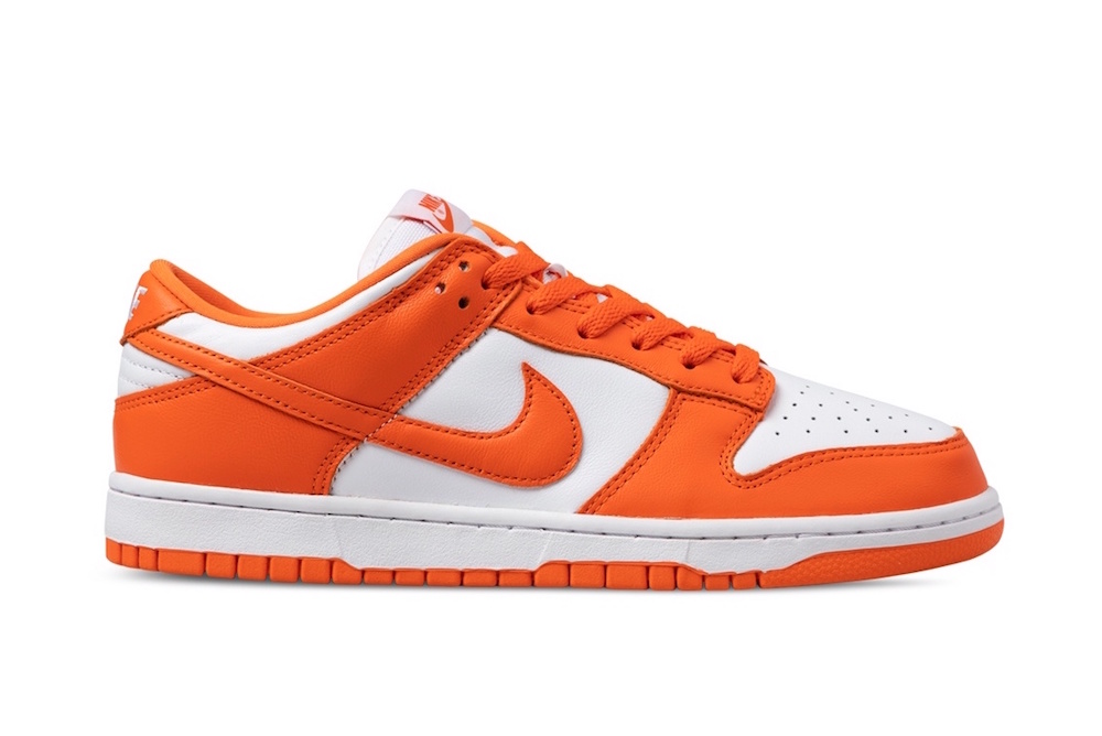 Nike Dunk Low Syracuse Orange White CU1726-101 Release Date