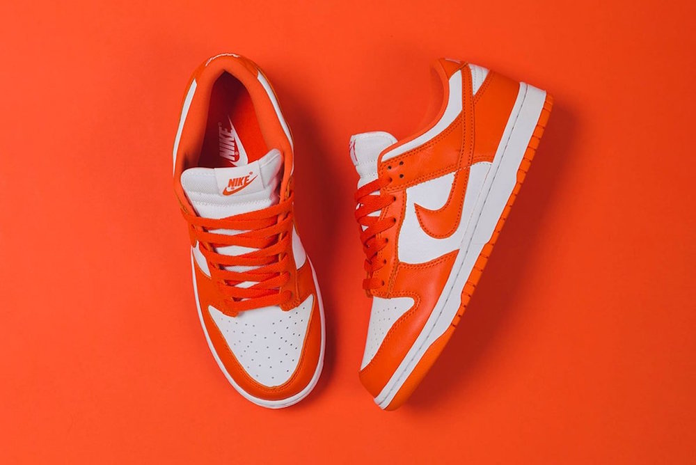 Nike Dunk Low Syracuse Orange White CU1726-101 Release Date