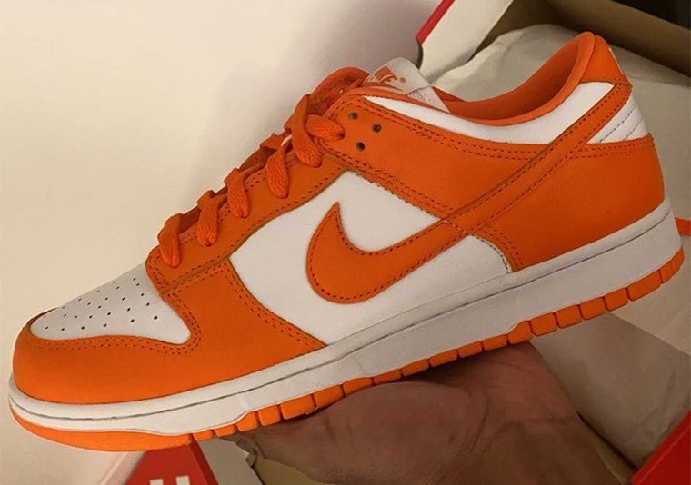 Nike Dunk Low Syracuse Orange White Release Date Info