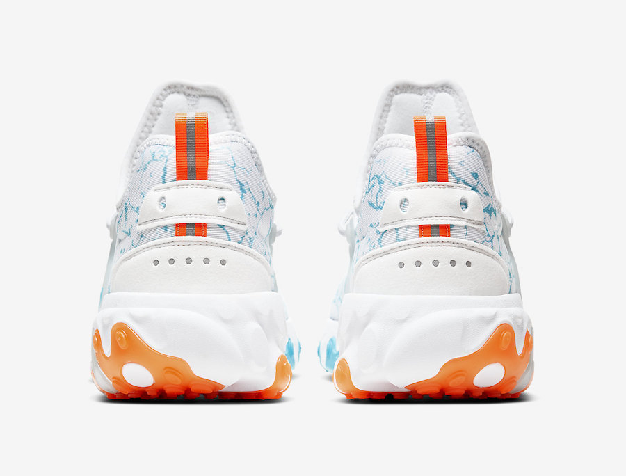 Nike React Presto White Blue Orange CN7664-100 Release Date Info